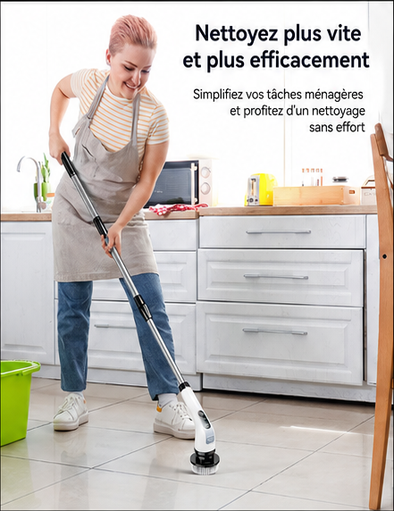 La Brosse Électrique Sans Fil FlashClean 7-en-1